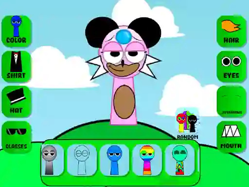 Juego Sprunki Character Maker OC en línea