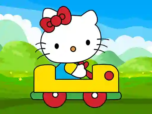 Juego Cute Kitty Car Jigsaw en línea
