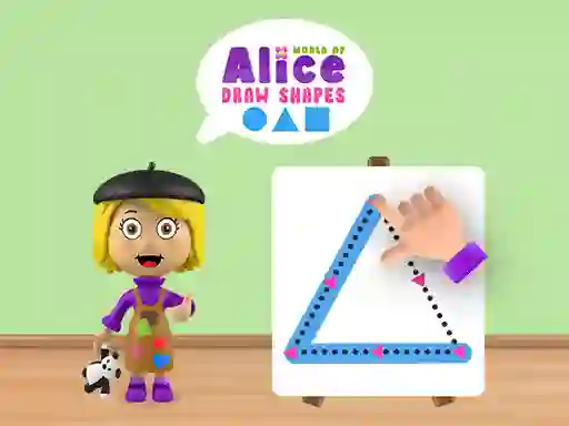 Juego World of Alice Draw Shapes en línea