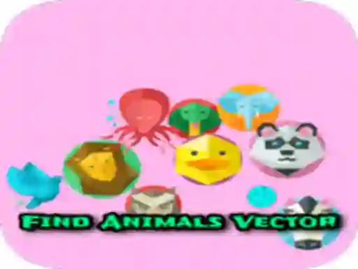 Juego Find Animals Vector en línea
