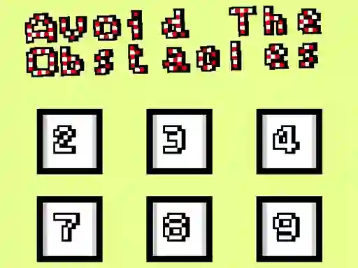 Juego Avoid the obstacles en línea
