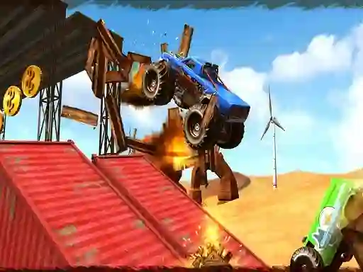 Juego Monster Truck Impossible Track Plane Simulator en línea