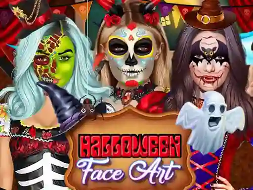 Juego Kylie Jenner Halloween Face Art en línea