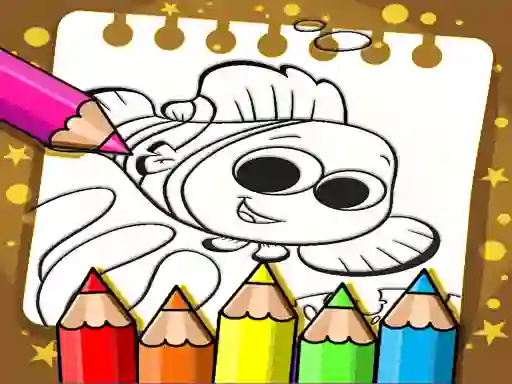 Juego Finding Nemo Color Book en línea
