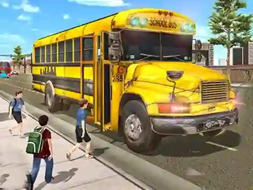 Juego City School Bus Driving en línea