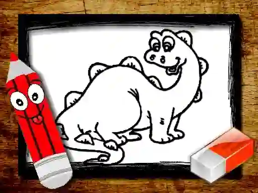 Juego Back To School: Dinosaur Coloring Book en línea