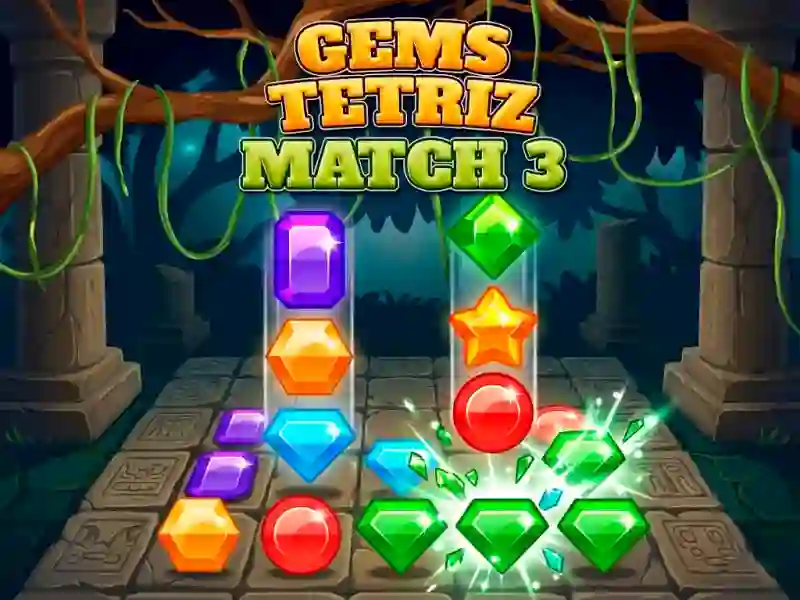 Juego Gems Tetriz Match 3 en línea