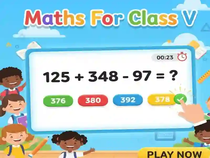 Juego Maths For Class V en línea