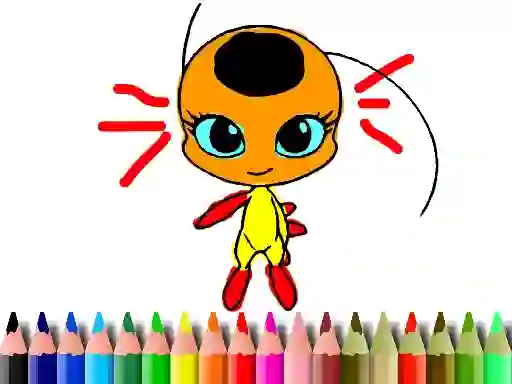 Juego Back To School: Dotted Girl Coloring en línea