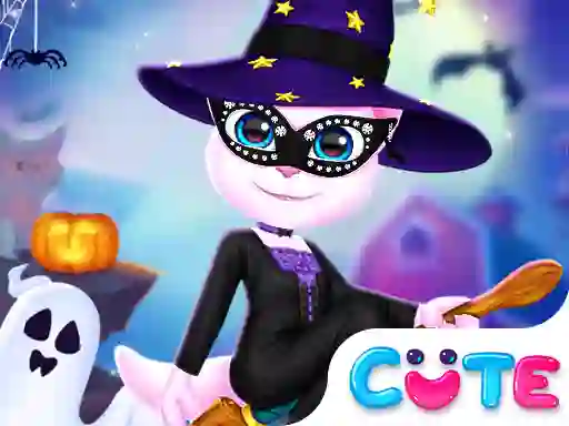 Juego Cat Girl Halloween Preparation en línea