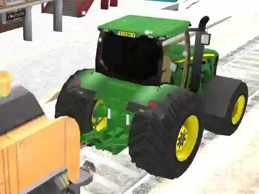 Juego Tractor Chained Towing Train 2018 en línea