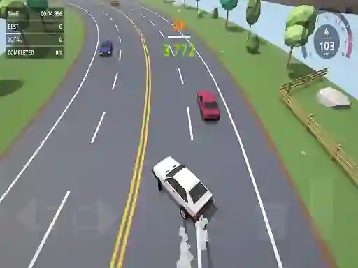 Juego Polygon Drift: Endless Traffic Racing en línea