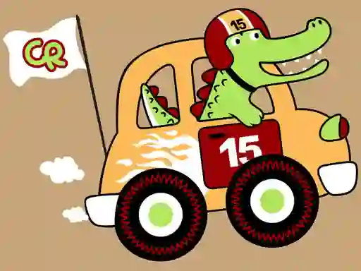 Juego Fast Racing Cars Coloring en línea