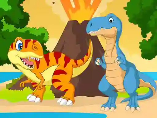 Juego Dino Jigsaw en línea