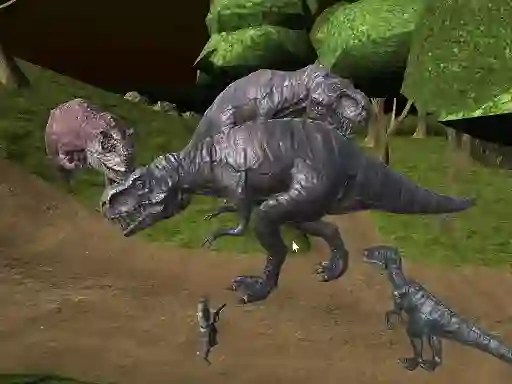 Juego Mightnight Multiplayer Dinosaur Hunt en línea