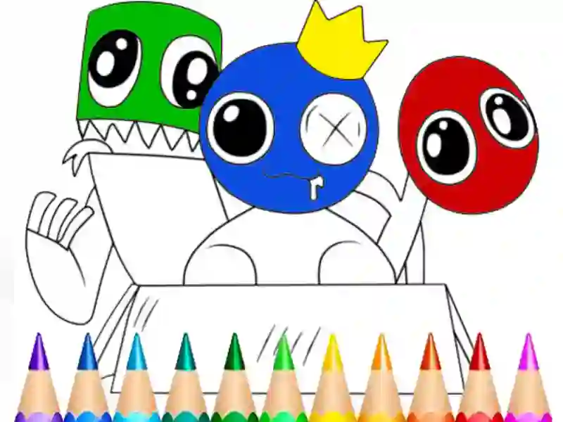 Juego Rainbow Friends Coloring Book en línea