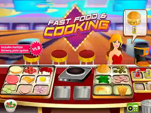 Juego Fast Food & Cooking en línea
