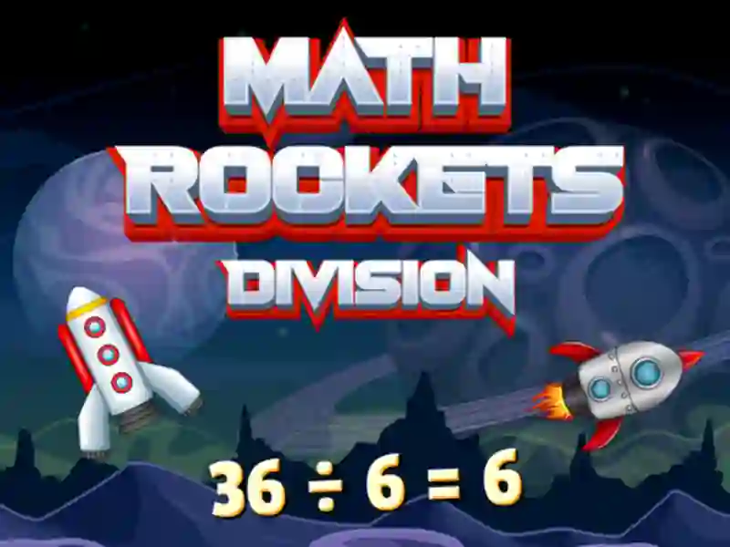 Juego Math Rockets Division en línea