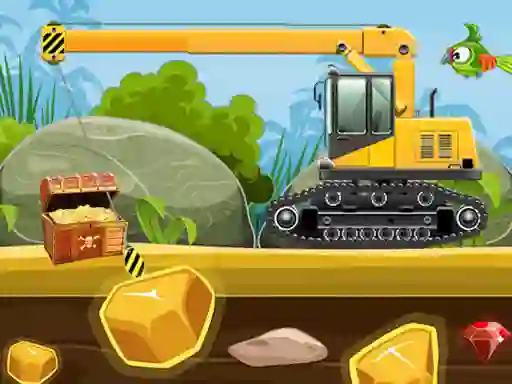 Juego Gold Truck Crane en línea