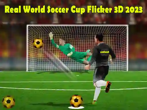 Juego Real World Soccer Cup Flicker 3D 2023 en línea