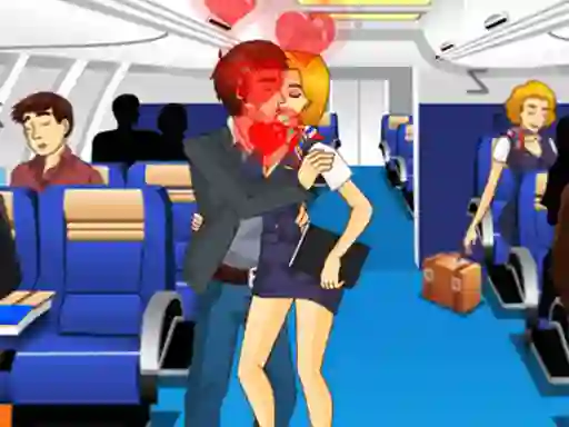 Juego Air Hostess Kissing en línea