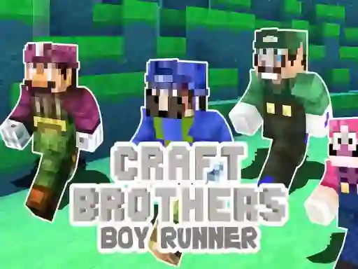 Juego Craft Bros Boy Runner en línea