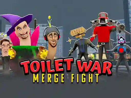 Juego Toilet War: Merge Skibidi en línea