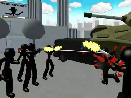 Juego Stickman City Shooting 3d en línea