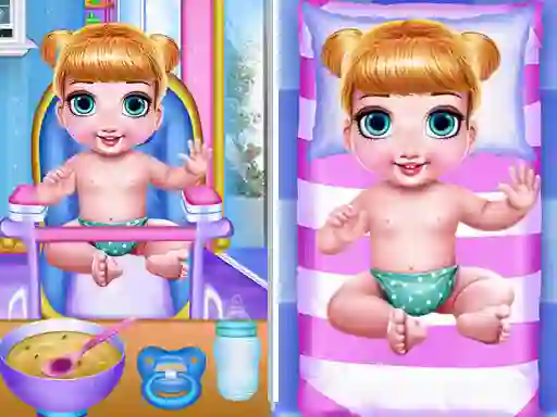 Juego Princess New Born Twins Baby Care en línea