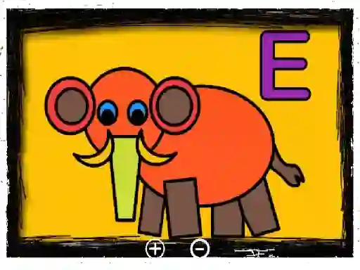 Juego Easy Kids Coloring Letters en línea