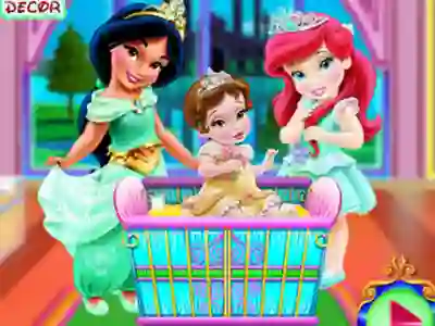 Juego Baby Princesses Bedroom Decor en línea