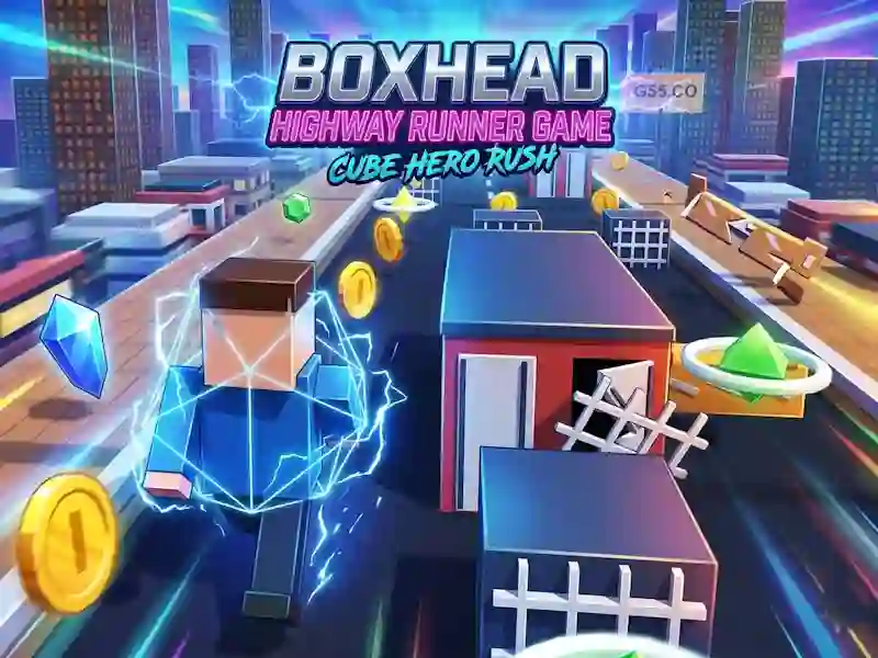 Juego Boxhead Highway Runner Game en línea