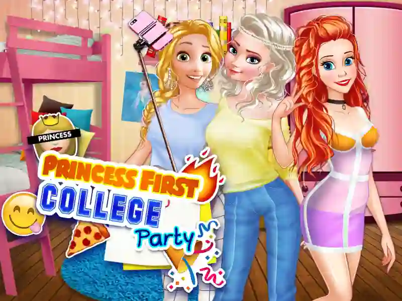 Juego Princess First College Party en línea