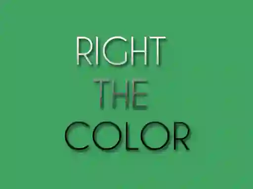 Juego Right the Color en línea