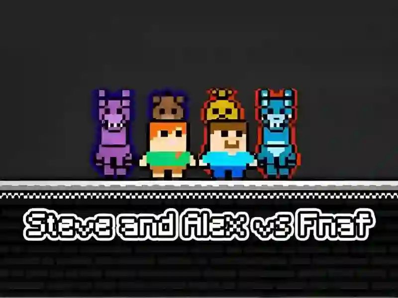 Juego Steve and Alex vs Fnaf en línea