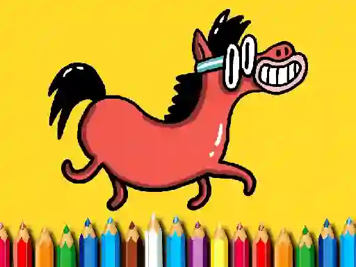 Juego Back To School: Pony Coloring Book en línea