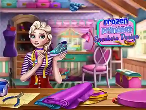 Juego Frozen Princess Sneakers Design en línea