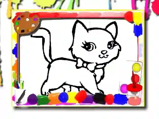 Juego Sweet Cats Coloring en línea
