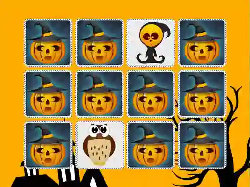 Juego Kids Memory Game Halloween en línea