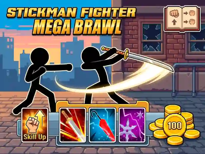 Juego Stickman Fighter Mega Brawl en línea