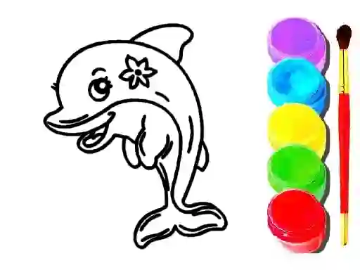 Juego Dolphin Coloring Book en línea