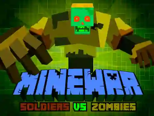 Juego Minewar Soldiers vs Zombies en línea