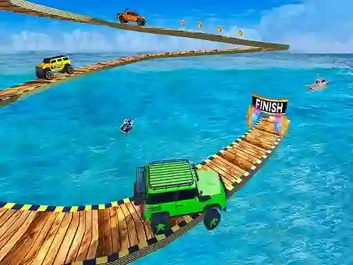 Juego Impossible Tracks Jeep Stunts Driving en línea