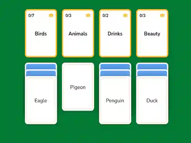 Juego Word Solitaire en línea