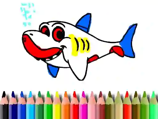 Juego Back To School: Shark Coloring Book en línea