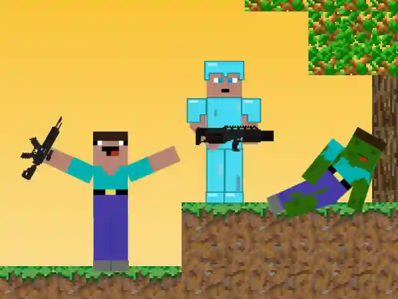 Juego Noob vs Pro: Zombie Apocalypse en línea