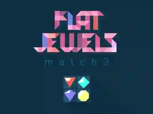 Juego Flat jewels match 3 en línea