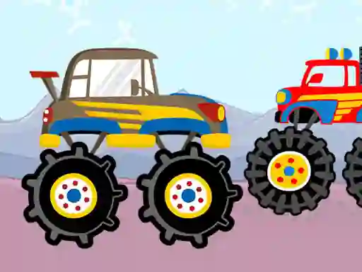 Juego Fun Monster Trucks Jigsaw en línea