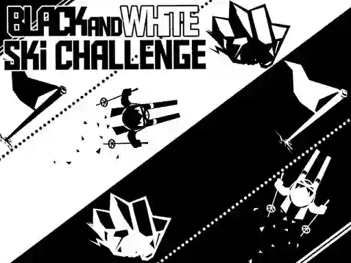 Juego Black and White Ski Challenge en línea