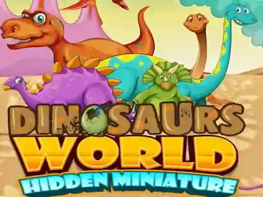 Juego Dinosaurs World Hidden Miniature en línea